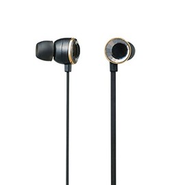 ELECOM ステレオヘッドホン カナルタイプ “EAR DROPS Jewel" ブラック EHP-CAG3520BK