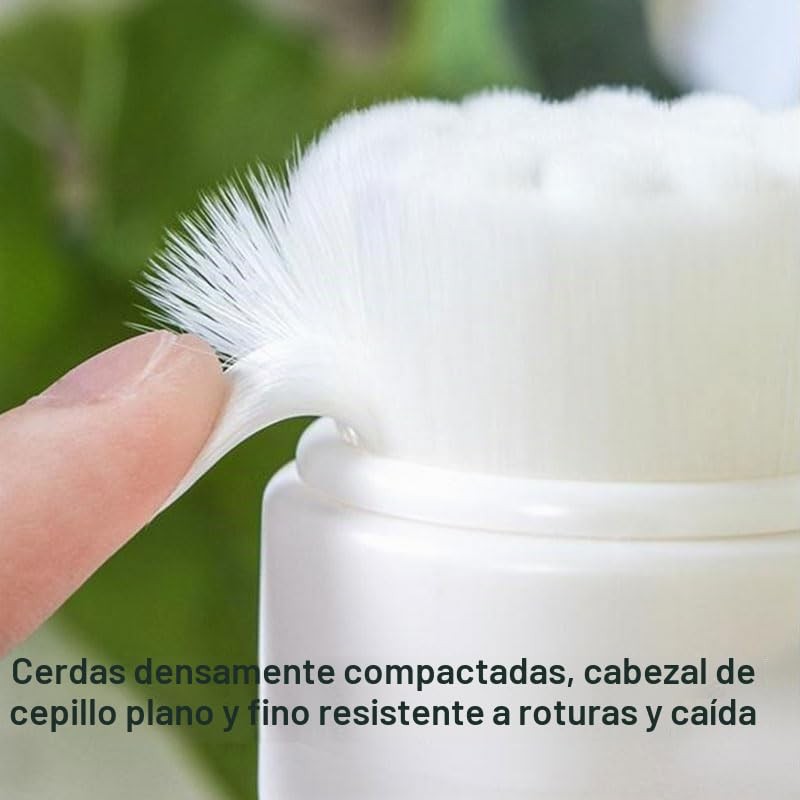 4 PCS Silicona Cepillos Limpieza Facial Manual, Silicona de Doble