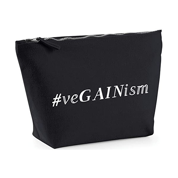 Hippowarehouse VeGAINism printed make up cosmetic wash bag 18x19x9cm