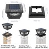 Sumaote Solar Post Lights, 6000K Cold White Solar Post Cap