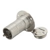 Marine Boat Deck Filler with Keyless Cap Stainless Steel Mirror