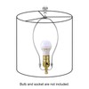 PATIKIL 7.5 Inch Lamp Harp with End Piece 1 Set