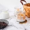 Encheng Glass Jars, 7 oz Glass Yogurt Jars With Lids(PE),Replacement