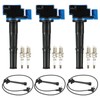 Ignition Coil Pack + Iridium Spark Plugs w/Ignition Wire for
