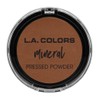 L.A. COLORS Mineral Pressed Powder, Ebony CMP384