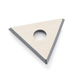 Bahco 449 L-Inch Triple-Edge Triangle Scraper Blade, 1", Silver