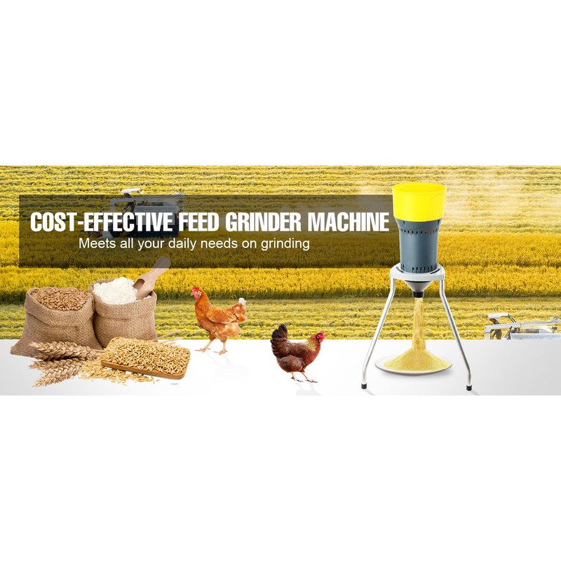 Electric Corn Mill Grinder, 25L/6.6Gal Dry Grain Mill Grinder with