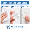 Clear Soft Rubber Door Knob Wall Protector for Wall Protection