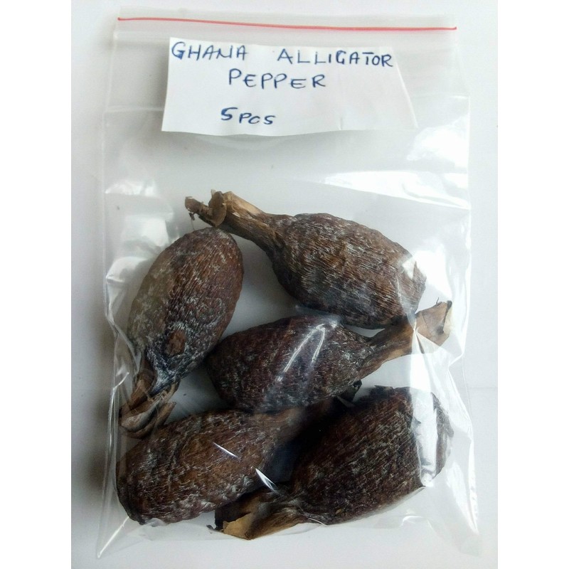 Ghana Alligator Pepper mbongo spice hepper Pepper (10)