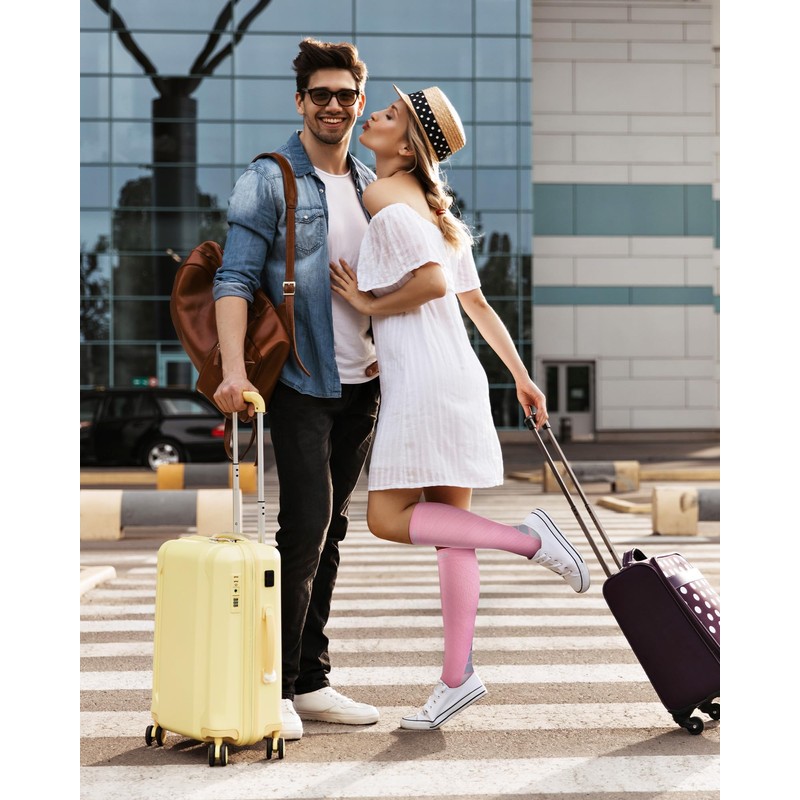 CAMBIVO CAMBIVO Compression Socks for Women & Men 2 Pairs,