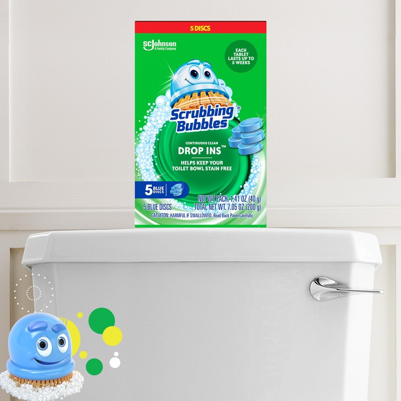 Scrubbing Bubbles Toilet Bowl Tablets, Continuous Clean Toilet Drop In