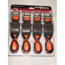 Haulmaster 15' By1" Ratcheting Tie Down (4 Pack)