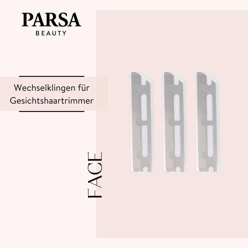 PARSA Beauty Interchangeable Blade for Eyebrow Trimmer - Pack of