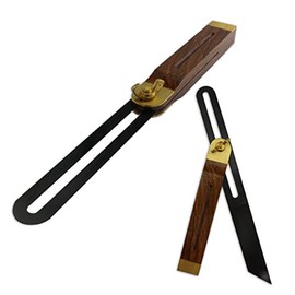 Jewellers Tools 10 3/4" BRASS INLAY : Quality Adjustable Sliding Bevel Carpentry Angle Finder Tool (160)