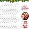 4 Inch Clear Acrylic Ornaments for Crafts- 30 Pieces Blank