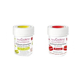 2 Powdered Food colorings - Lime Green-red