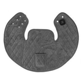 Neck Electric Heating Pad 3 Gears Adjustment Physical Therapy Graphene Heated Shawl Blanket Light Grey