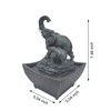 Nature's Mark 7.5" Playing Elephant & Baby Elephant Tabletop Water