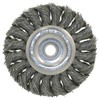 JET 550310-3-1/4 X (3/8-1/2) Knot Twisted Wire Wheel-Unthreaded
