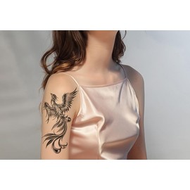 Phoenix Tattoo Bird Tattoo Arm Tattoo Festival Tattoo Animal Tattoo Fake Tattoo Temporary Tattoo (XQB664)