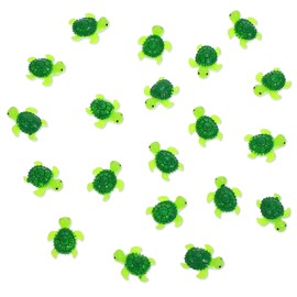 60 PCS Miniature Turtles Green Tiny Turtle Figurines, Cute Mini Tortoise Ornaments for Fairy Garden, Aquarium, Home Decor, DIY Crafts, Succulent Planter Micro Landscape Decors