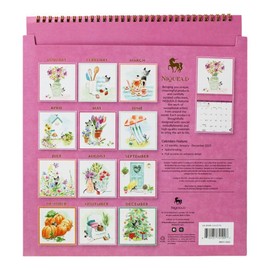 NIQUEA.D Cute Cats 2025 Spiral Wall Calendar