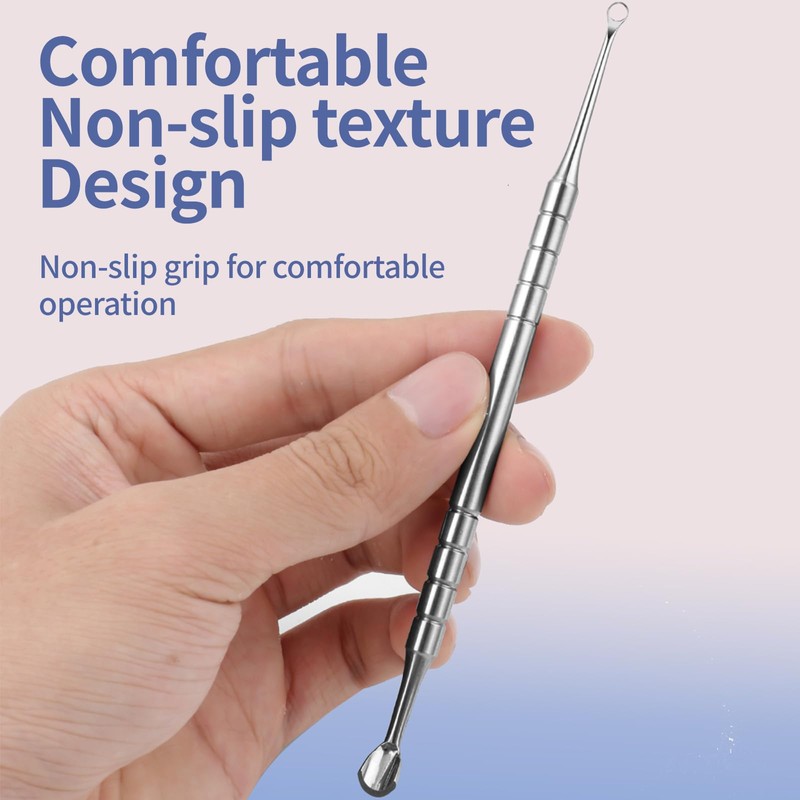 Wjelet 2 in 1 Manicure Cuticle Pusher Ring Design Suitable