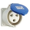 1 x 32A 230V Blue 2P+E Industrial Mains Plug &