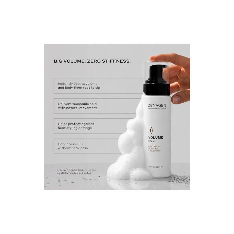 Zenagen Boost Thickening Volume Foam, 4.5 Fl. oz.