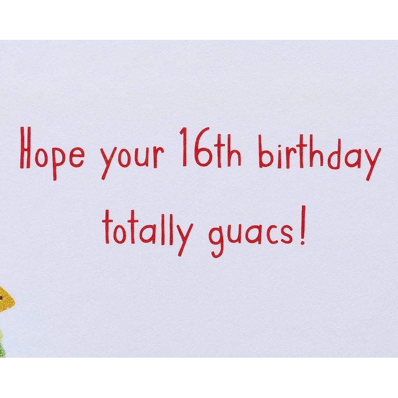 American Greetings 16th Birthday Card (Taco 'Bout Awesome)
