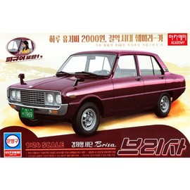 (Koryo Stationery) No. 280 / Economy Sedan Brisa Plastic Model Car Assembly / (고려문구)No280경제형 세단 브리사 프라모델 차조립