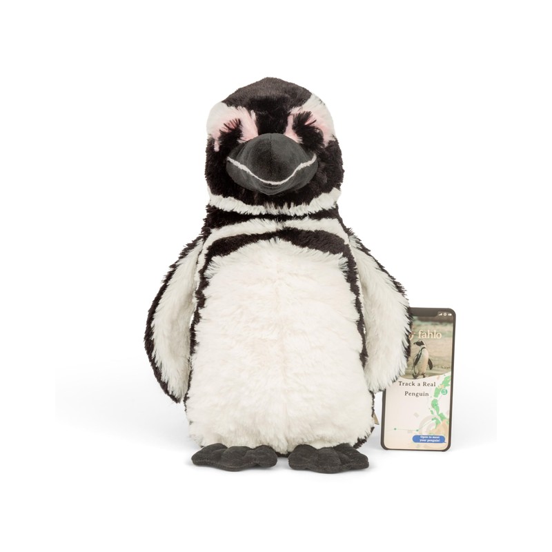 Fahlo Penguin Tracking Plush | Includes 12" Plush, Interactive 3D