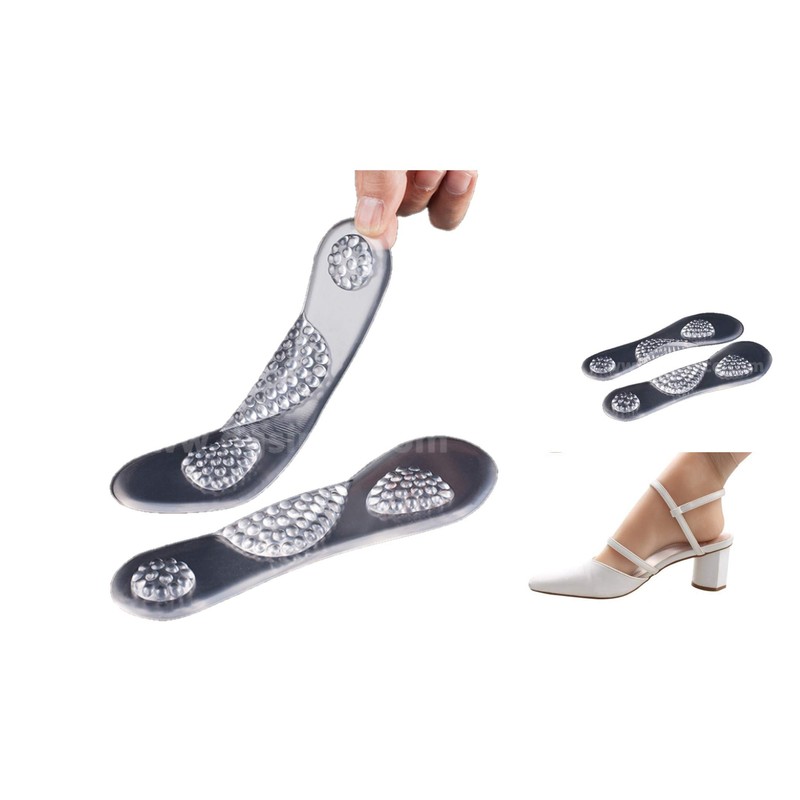 Damen gel Senkfußeinlagen & Metatarsal Stütze und Ferse Cushion Party