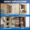 JAXYOOM 12 Inch Pocket Door Slides for Cabinets 2Set -Heavy