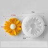 2 Pack Daisy Flower Pendant Mold - Resin Casting Silicone