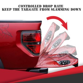 KitsPro Truck Tailgate Assist Accessories Compatible with 2019-2024 Chevy Silverado and GMC Sierra 1500 Tailgate Damping Strut Accessories