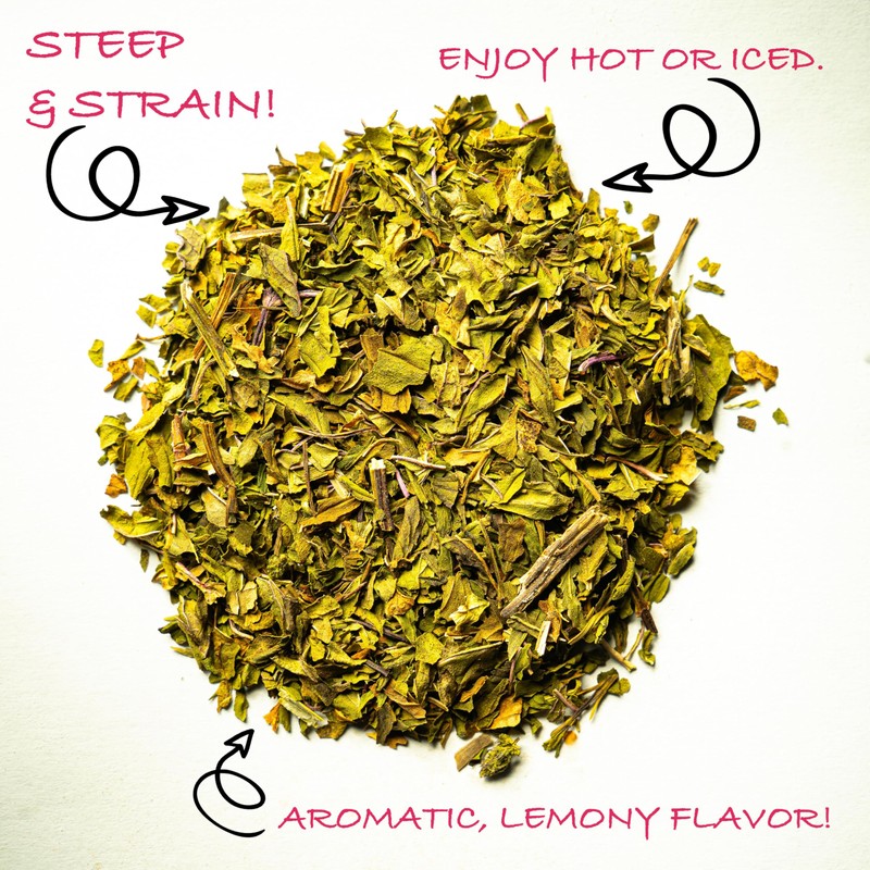 Worldwide Botanicals Organic Lemon Balm Tea, 6 Ounces - Loose