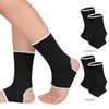 Haysandy 4 Pieces/ 2 Pair Kids Ankle Support Brace Elastic