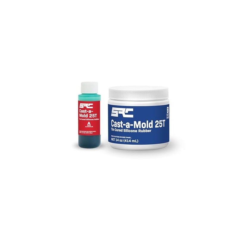 SPRESIN Cast-A-Mold 25T RTV 16 Oz, 2-Part, Liquid Silicone Mold