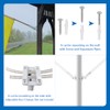 Flag Pole Holder, 2 Pack Flag Pole Mounting Bracket, Metal