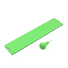 WANGCL Braille Blind Writing 4 Line 28 Cell Slate Plastic Green