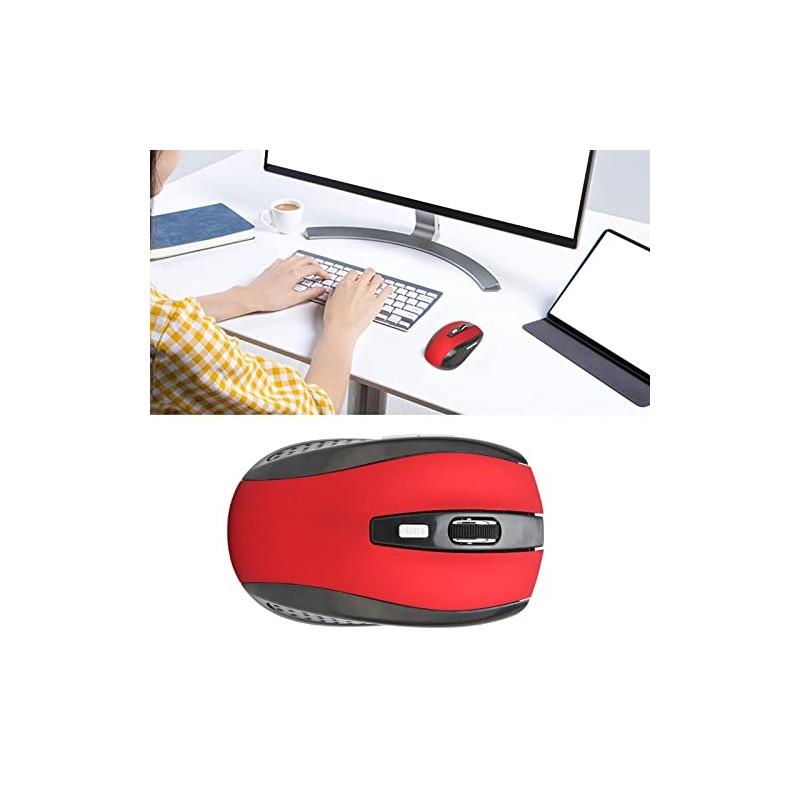 Sanpyl Mini Mouse Inalámbrico para Computadora Portátil, Mouse óptico Mate