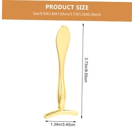 minkissy 3pcs Eye Cream Alicator Tool Zinc Alloy Smooth Surface for Skin Care Improve Micro Circulation Reduce Puffiness