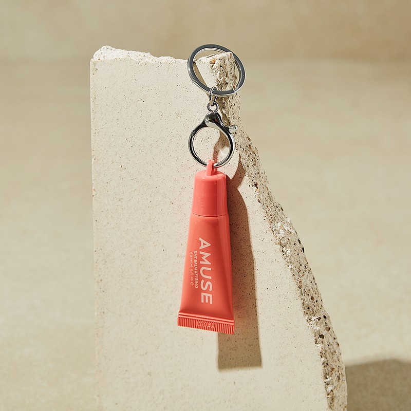 AMUSE 틴트 밤 키링 AMUSE Tint Balm Keyring, 01 라이스