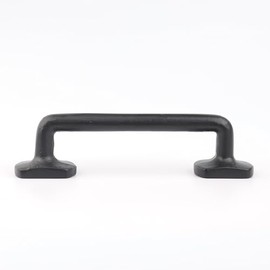 Woodbury Lane – Solid Cast Iron Traditional Pull, Pack of 5, Luxury Kitchen Cabinet Pulls, CTC - 96mm, Dresser Pulls, Drawer Pulls, Cabinet Pulls Black Matte, Pulls for Cabinet and Drawers