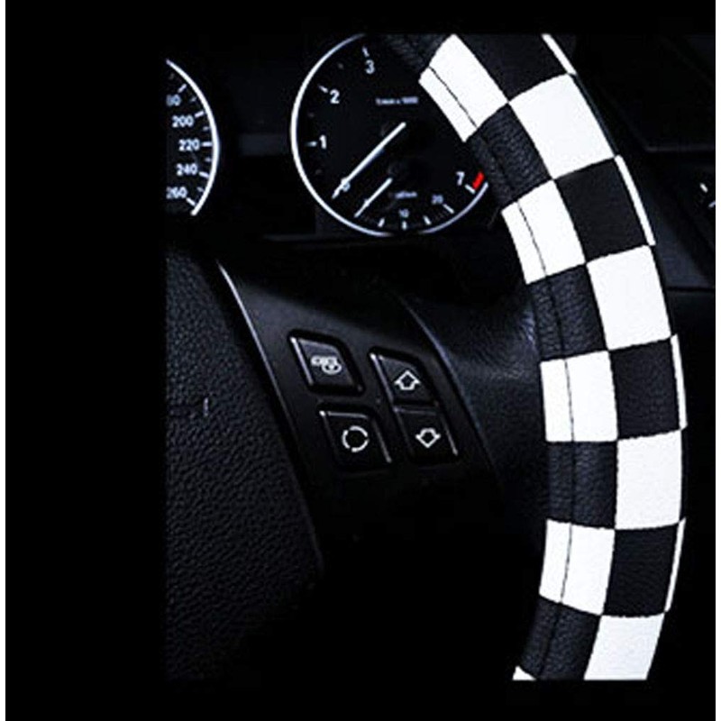 Mayco Bell Unisex's Grid Style Microfiber Leather Auto Car Steering