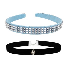 monoii e0147 Cinderella Headband Choker for Kids, Princesses, Hair Accessories, Girls, Hair Ornaments, Halloween Accessories