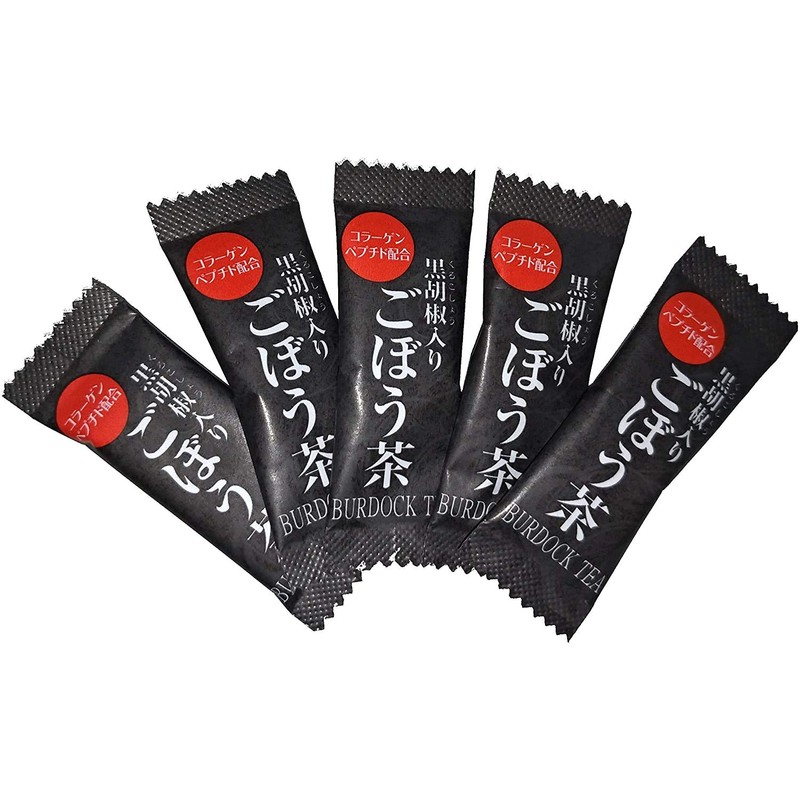 Yajimaen Burdock Tea Collagen Peptide Blended Burdock Tea with Black