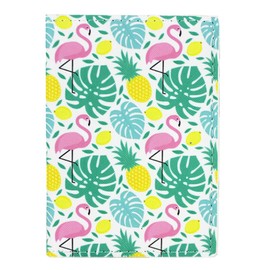 Cute Girls Flamingo Passport Covers PU Leather FLamingo Passport Cover Travel Women Passport Book Holder For Girls Teens (Flamingo 1014A)