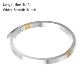 MECCANIXITY Pure Nickel Strip 0.2mm x 8mm x 5M Battery Soldering Tab Nickel Solder Tab for Battery Pack and Spot Welding 1 Pcs